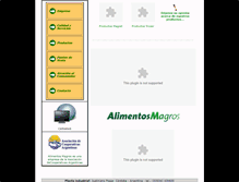 Tablet Screenshot of magros.com.ar